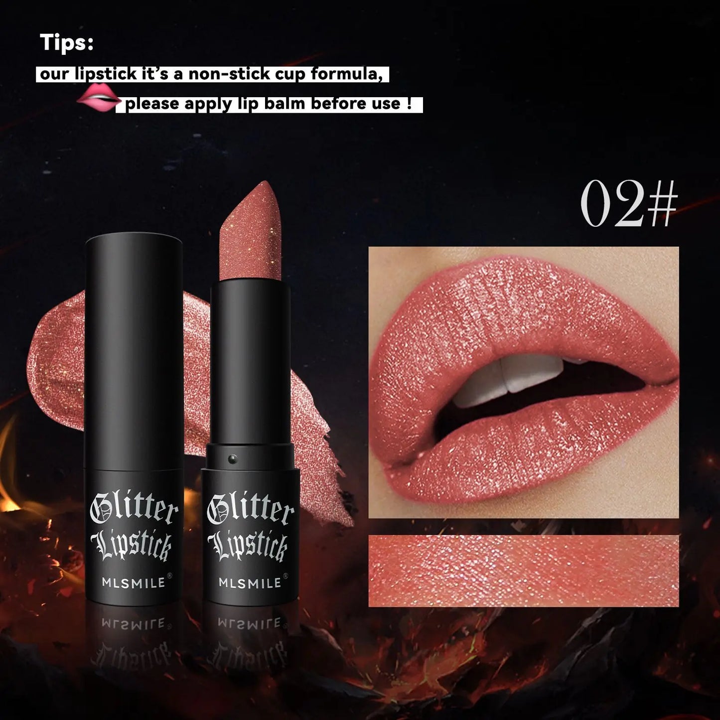 Moonlight Glitter Lips