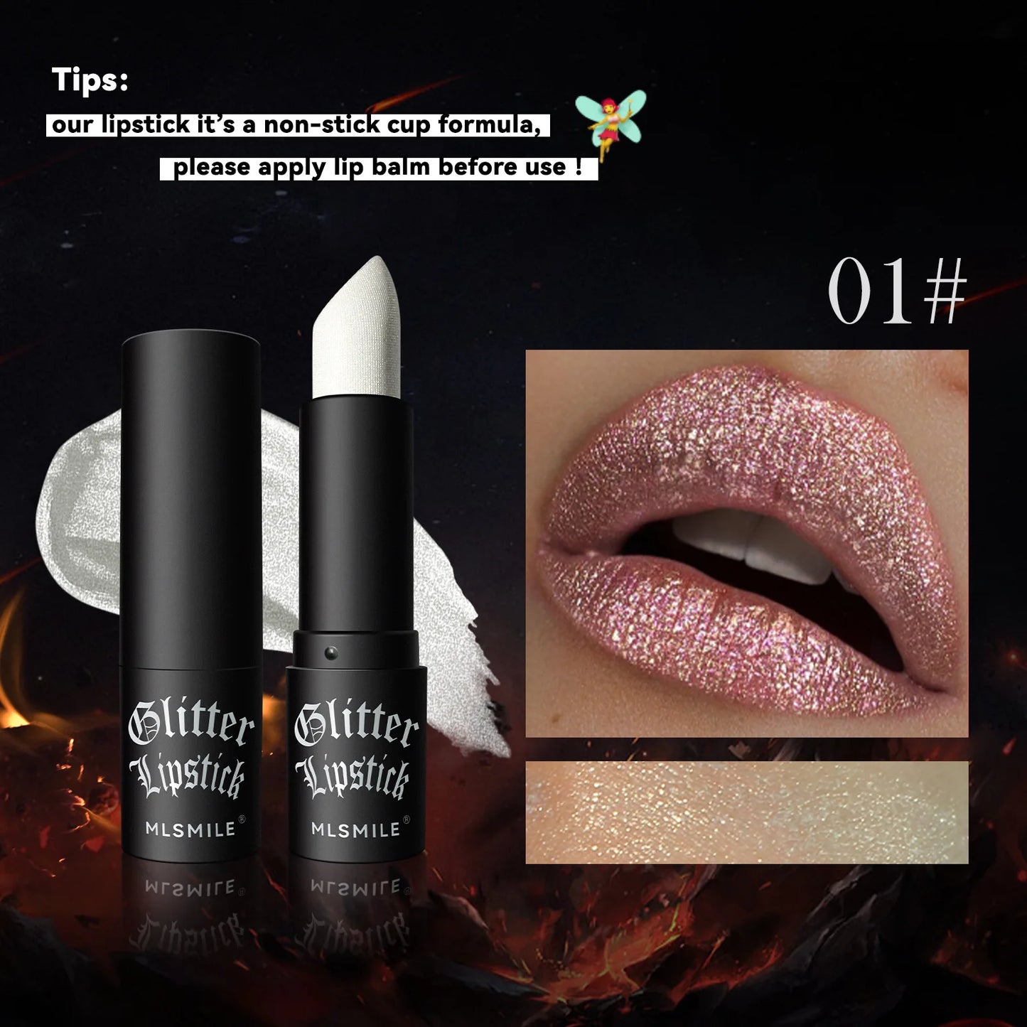Moonlight Glitter Lips