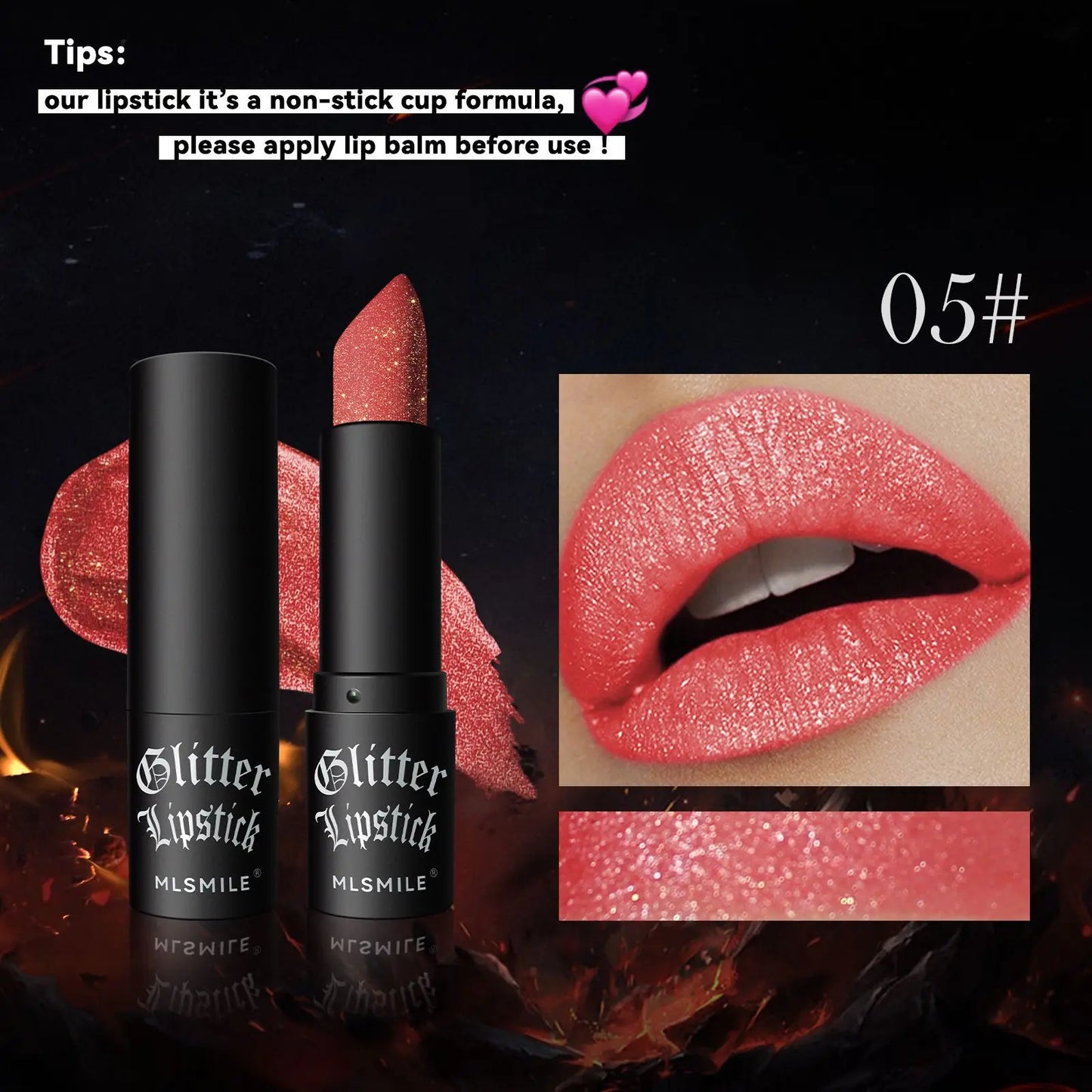 Moonlight Glitter Lips