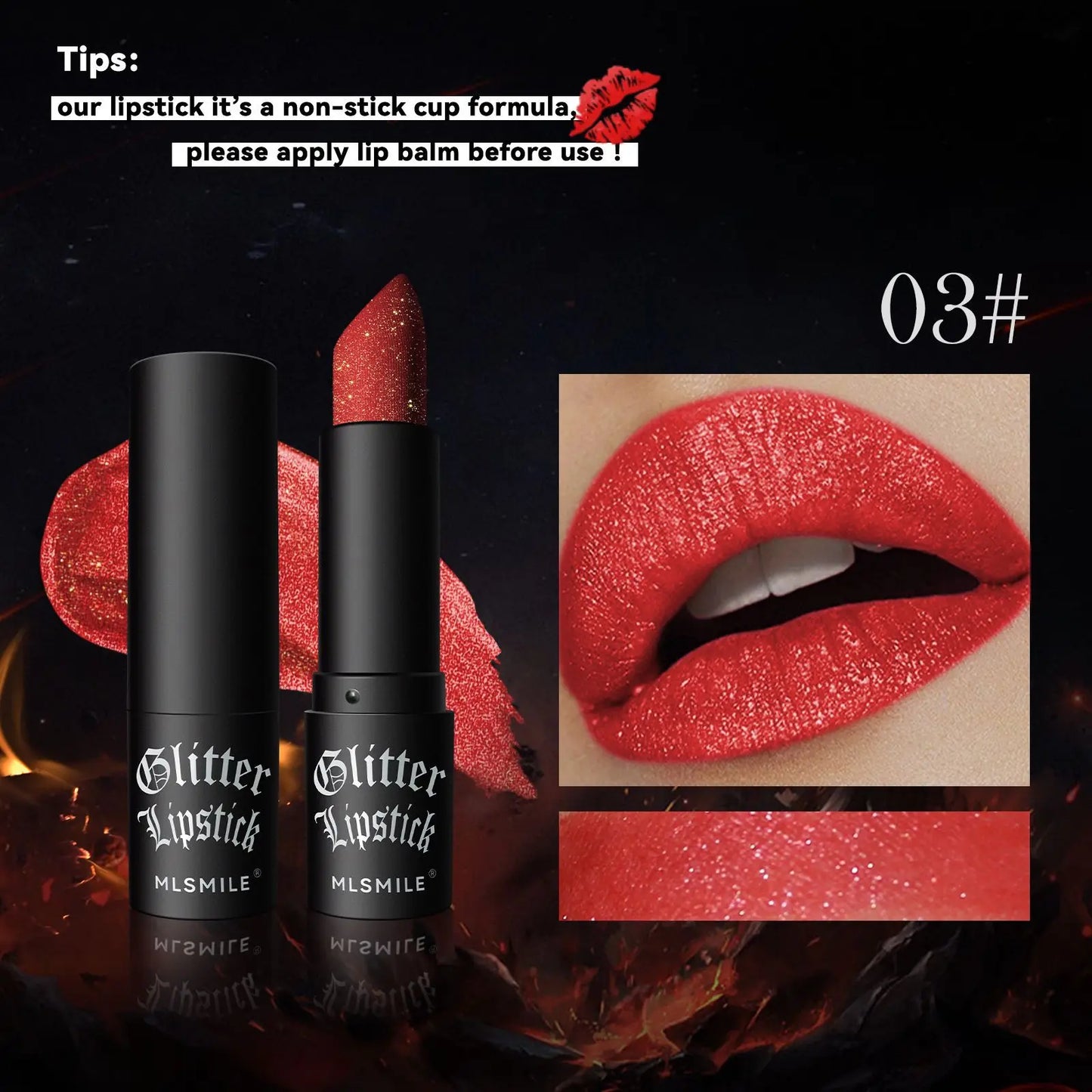 Moonlight Glitter Lips